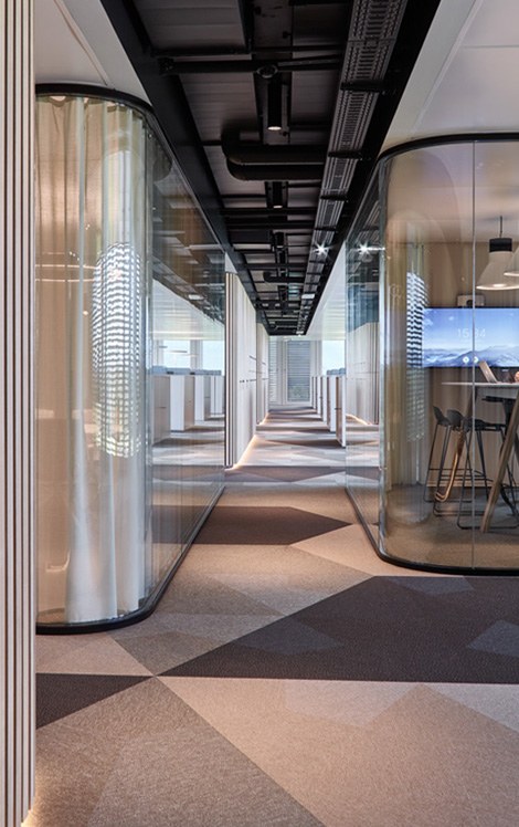 Exemples impressionnants de planches et de dalles de moquette