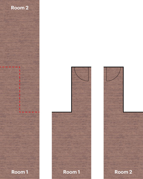 Réduire le gaspillage et prédécoupé aux dimensions   