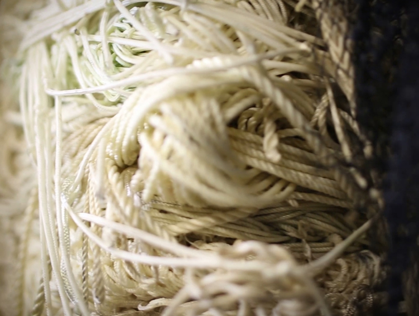 Backings made from recycled water bottles